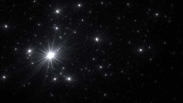 Звезды на черном фоне