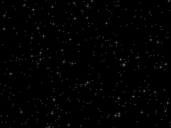 Звезды на черном фоне