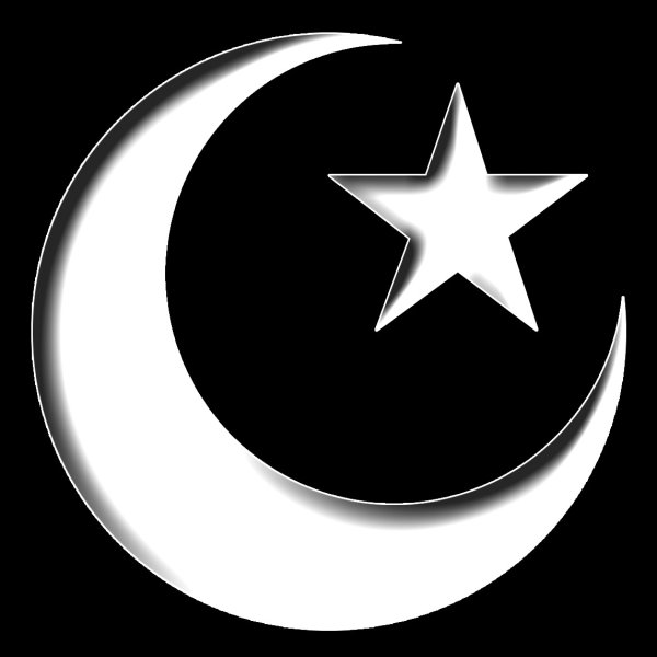 Мусульманский полумесяц со звездой