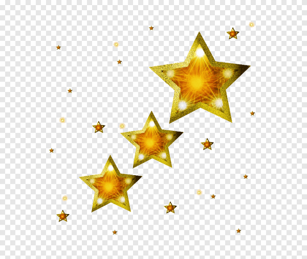 Пятиконечная Золотая звезда вектор