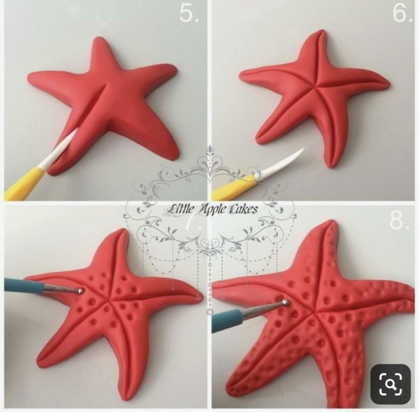 Морская звезда из фоамирана