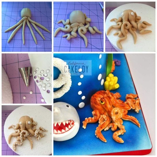 Новогодние игрушки из глины