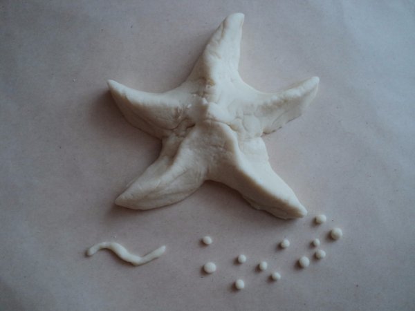 Морские обитатели из глины