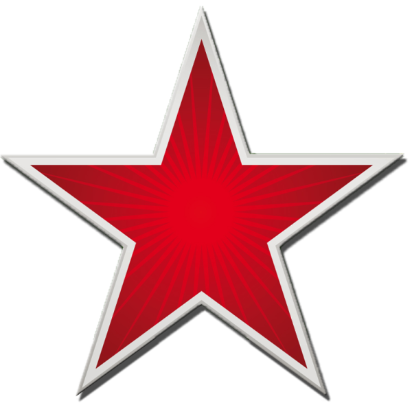Военная звезда на прозрачном фоне