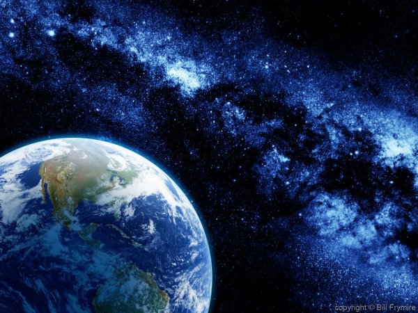 Планета земля сбоку