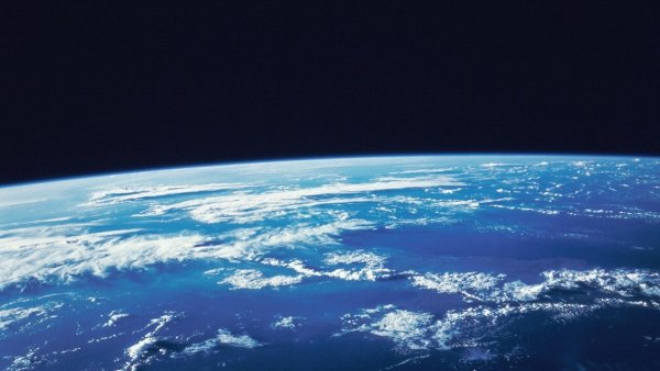 Вид земли из космоса