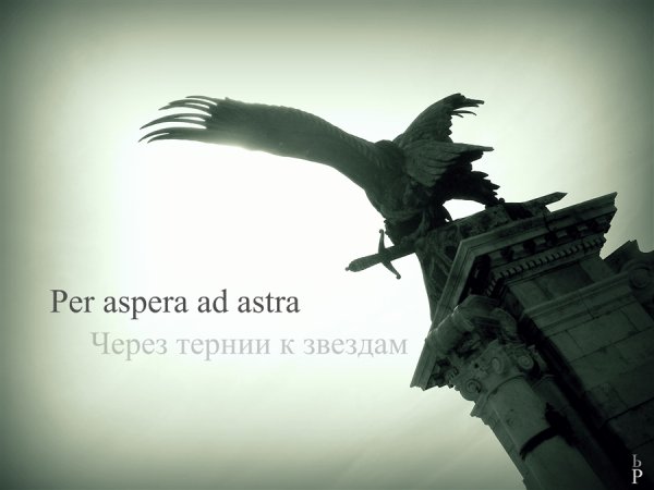 Per aspera ad Astra через тернии к звездам