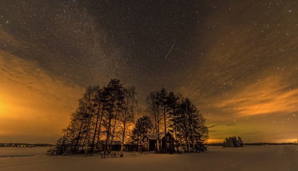 Зимнее ночное небо