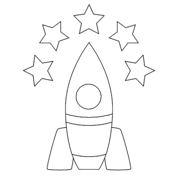 Ракета в космосе