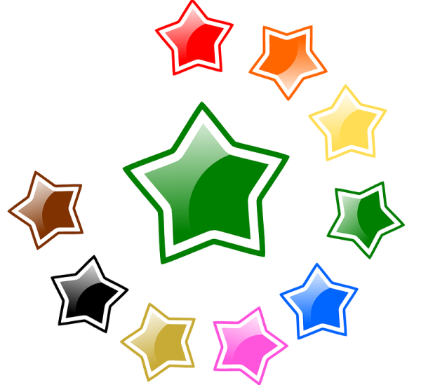 Стилизованные звездочки