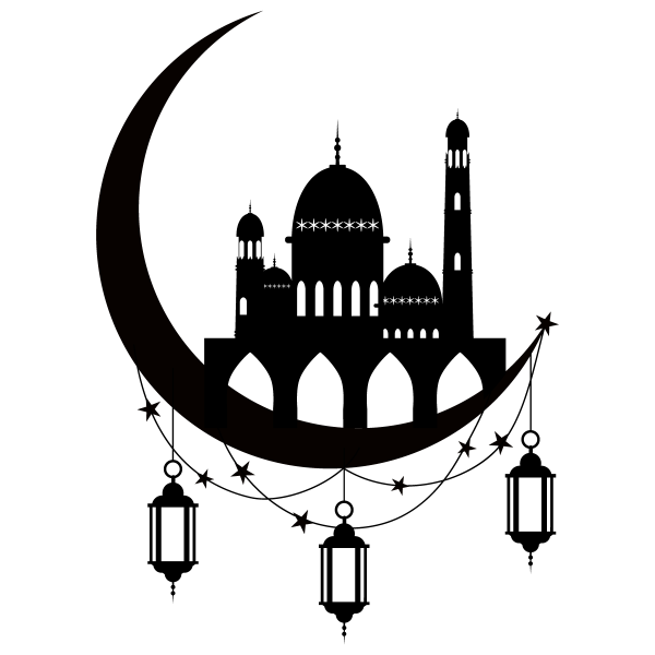 Знак мусульман полумесяц и звезда