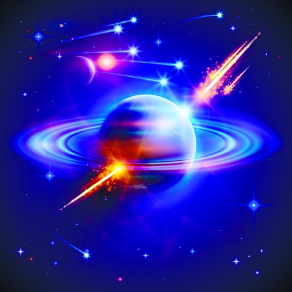 Космос на прозрачном фоне