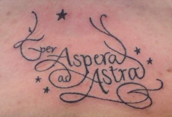 Per aspera ad Astra космос