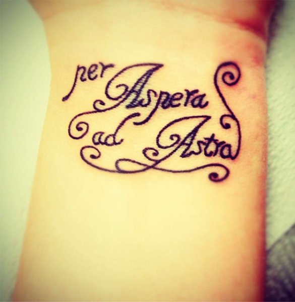 Per aspera ad Astra через тернии к звездам