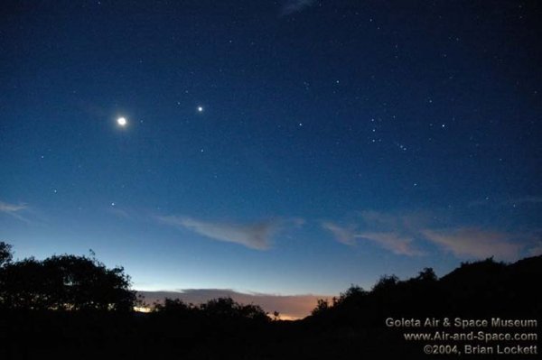 Утренняя звезда на небе на рассвете