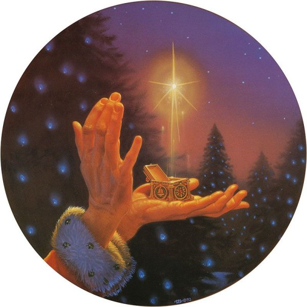 Рождественская звезда в ладонях