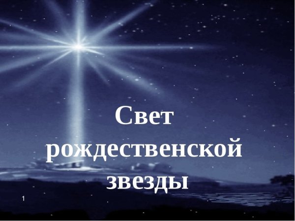 Звездная Рождественская ночь