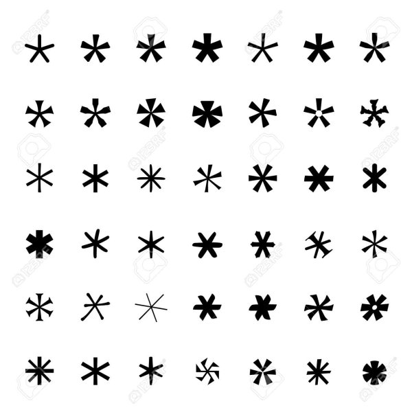 Штамп "звездочки"