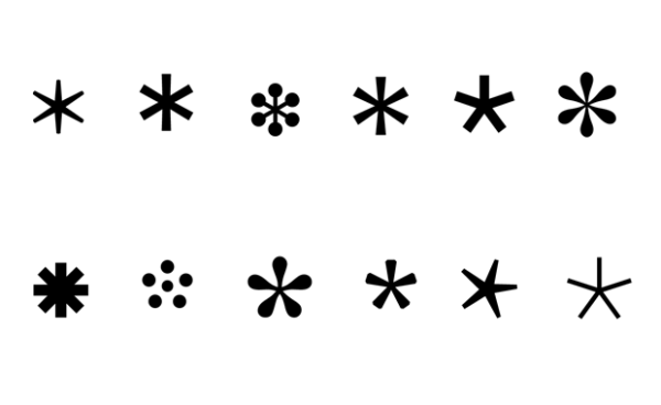 Штамп "звездочки"