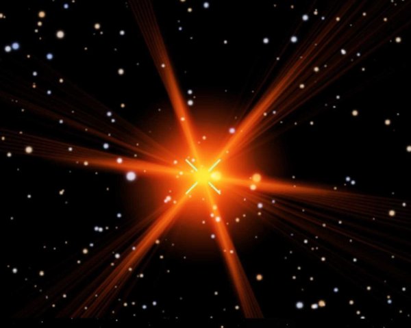 Красивая звезда