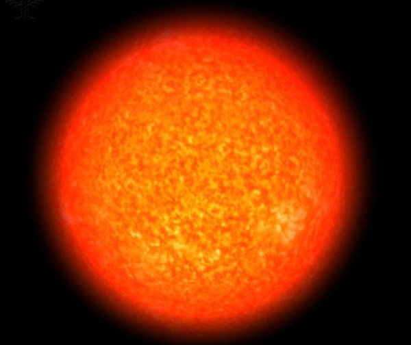 Бетельгейзе звезда размер по Антерес