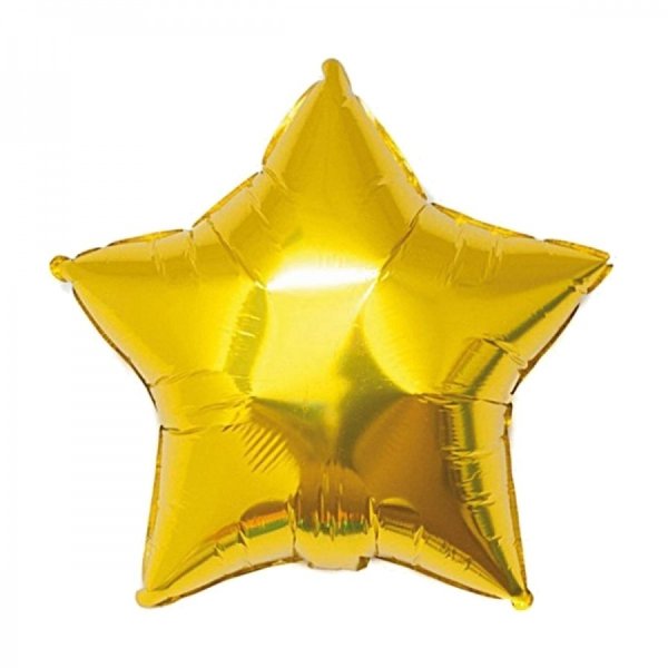 Шар фольга звезда Gold 18/45
