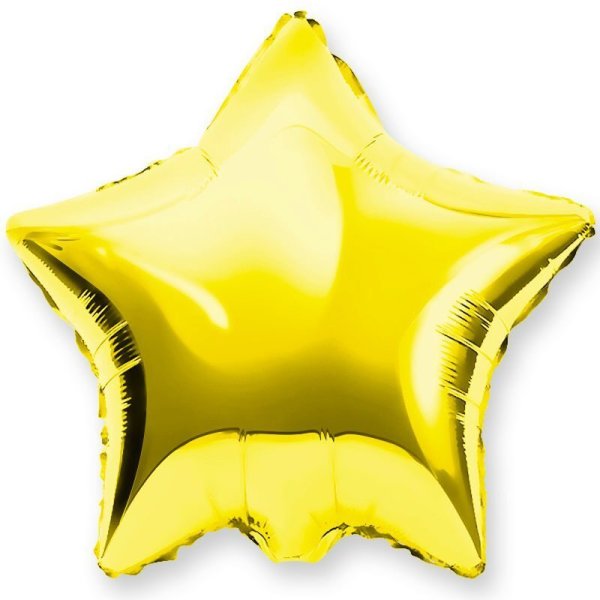 Синяя звезда фольгированная 32"