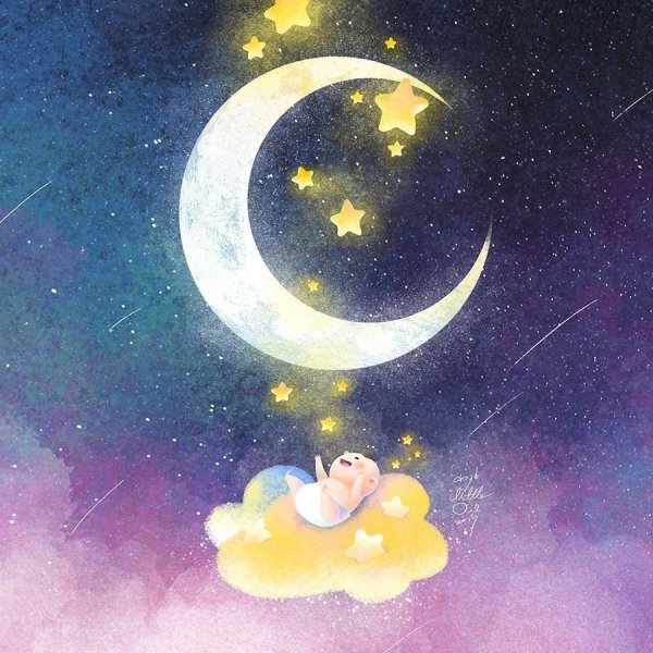 Красивый месяц