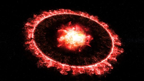 NS 1054 Сверхновая