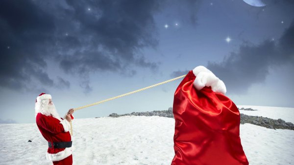 Очень красивый дед Мороз