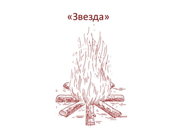 Костер Звездный рисунок