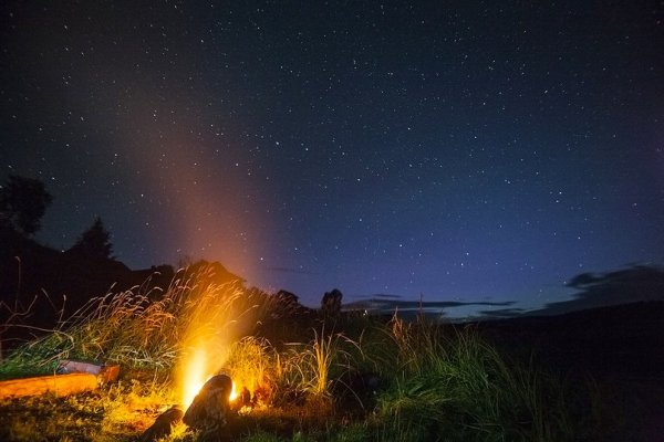 Ночь костер звезды