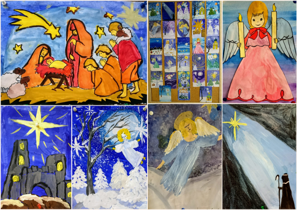 Работы на конкурс Рождественская звезда