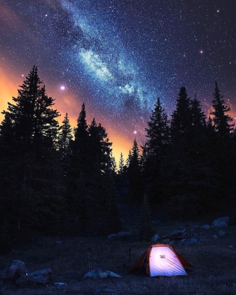 Зимнее звездное небо