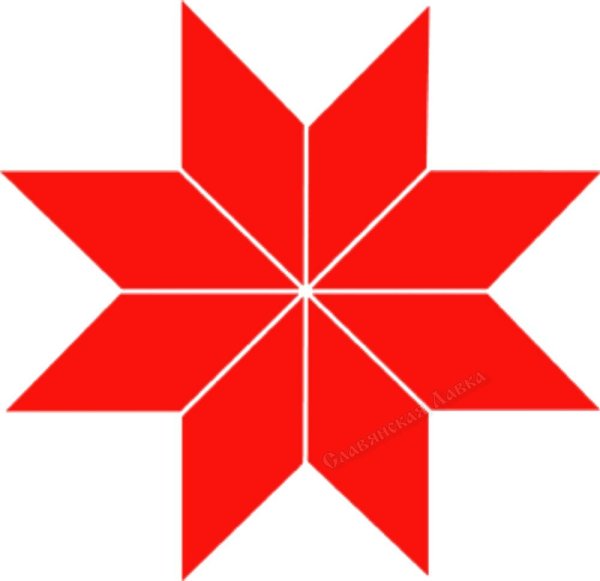 Звезда Алатырь крест Сварога