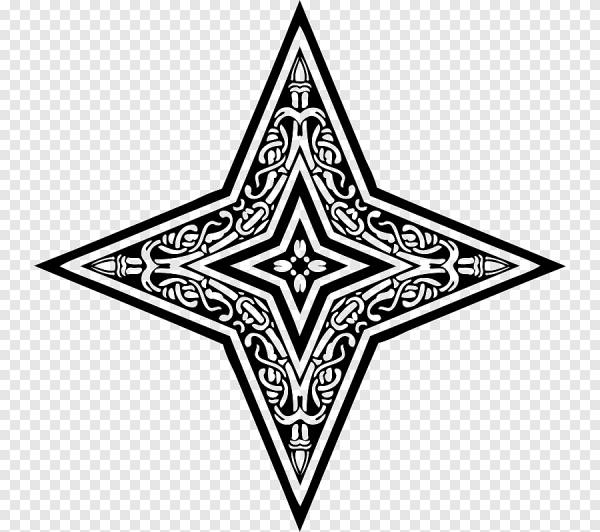 Орнамент в виде звезды