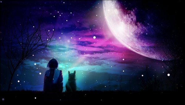 Девушка космос