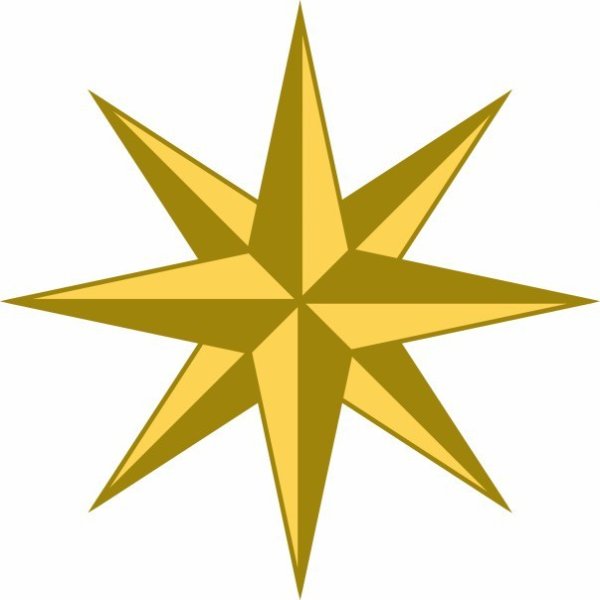 Восьмиконечная Геральдическая звезда