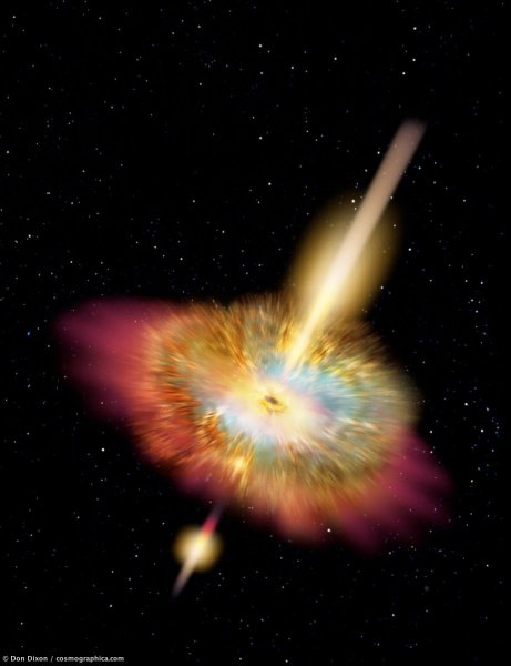 Вспышка сверхновой звезды