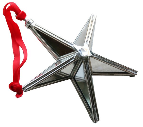 Звезда на ёлку разноцветная