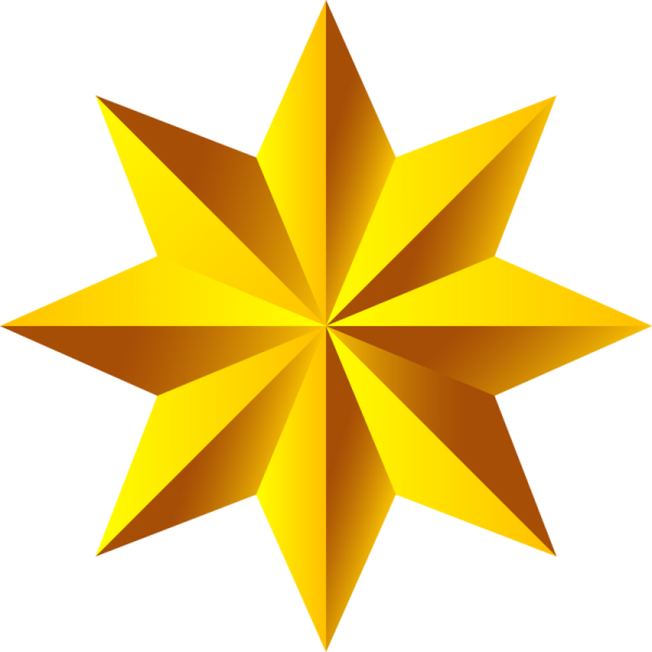 Восьмиконечная звезда без фона