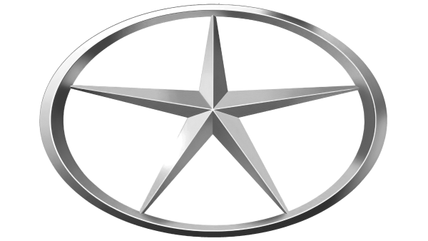 Машина со значком звезды