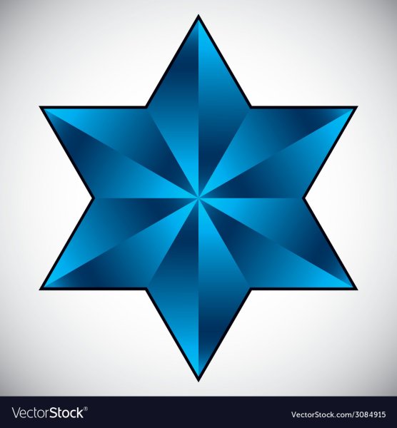 6 Конечная звезда вектор