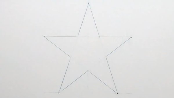 Равносторонняя звезда пятиконечная