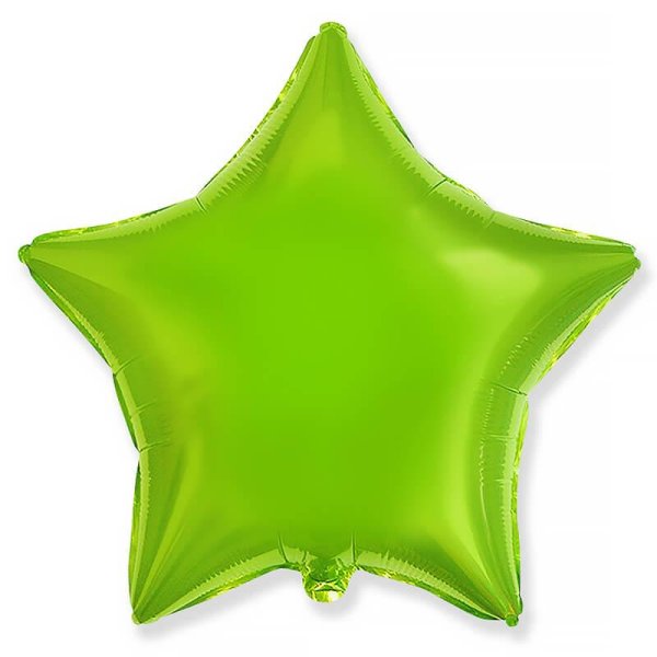 Шар звезда Флексметалл 45 см лайм