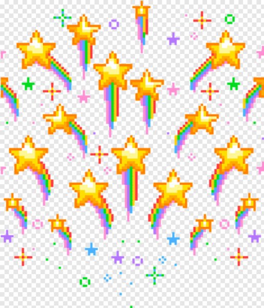 Анимированные звездочки на прозрачном фоне