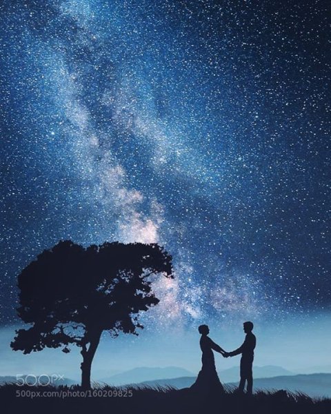 Поцелуй под звездами