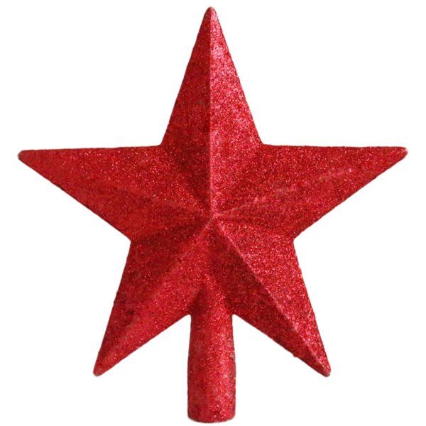 Пластиковая звезда на елку