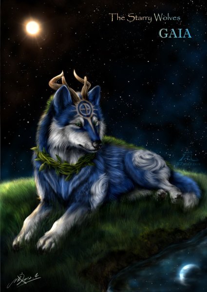 Воющий волк