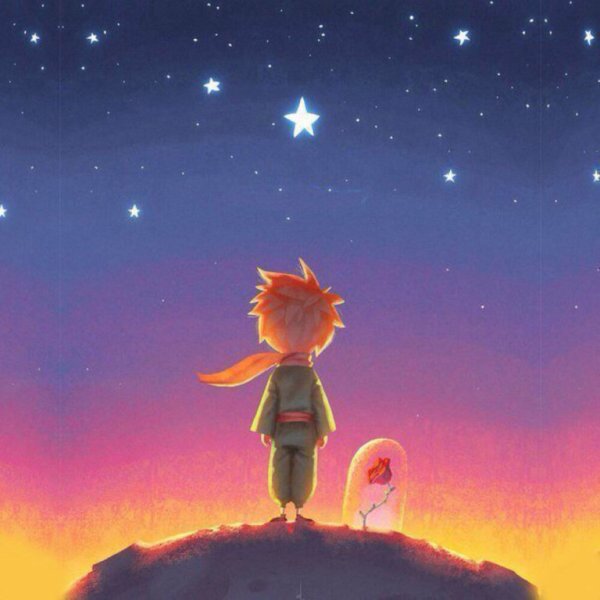 Человек на фоне ночного неба